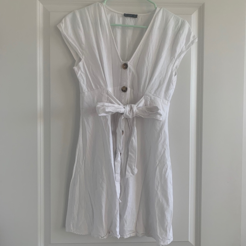 Cotton on button up dress